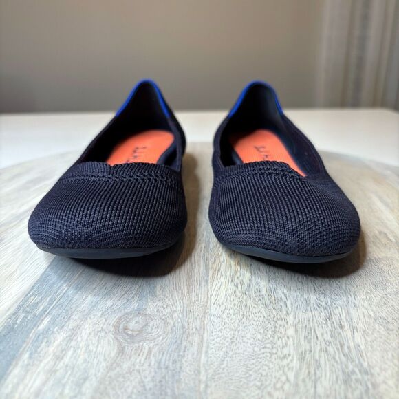 Rothy’s‎ Women's Navy Blue Honeycomb Luxury Ballet Flats US Size 8 - Picture 3 of 8